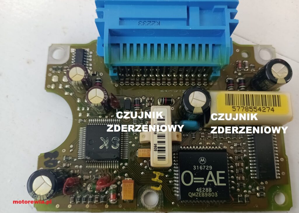 Jak działa sterownik SRS? Jak działa sterownik Airbag komputer bezpieczeństwa 