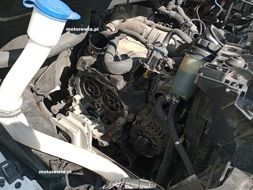 Zepsuty napinacz Ford EcoBlue Diesel Transit zerwany pasek rozrządu https://www.motorewia.pl Silnik 2.0 EcoBlue