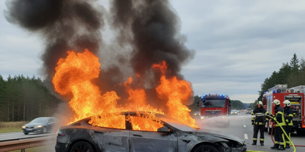 Przyczyny pożarów aut elektrycznych kontra przyczyny pożarów aut spalinowych