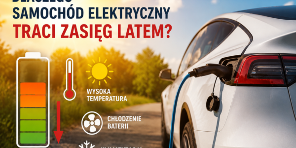 Dlaczego elektryk traci zasięg latem